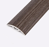 Порог (стык) Русский профиль  разноуровневый ламинированный с дюб, 30*900 мм, Палисандр